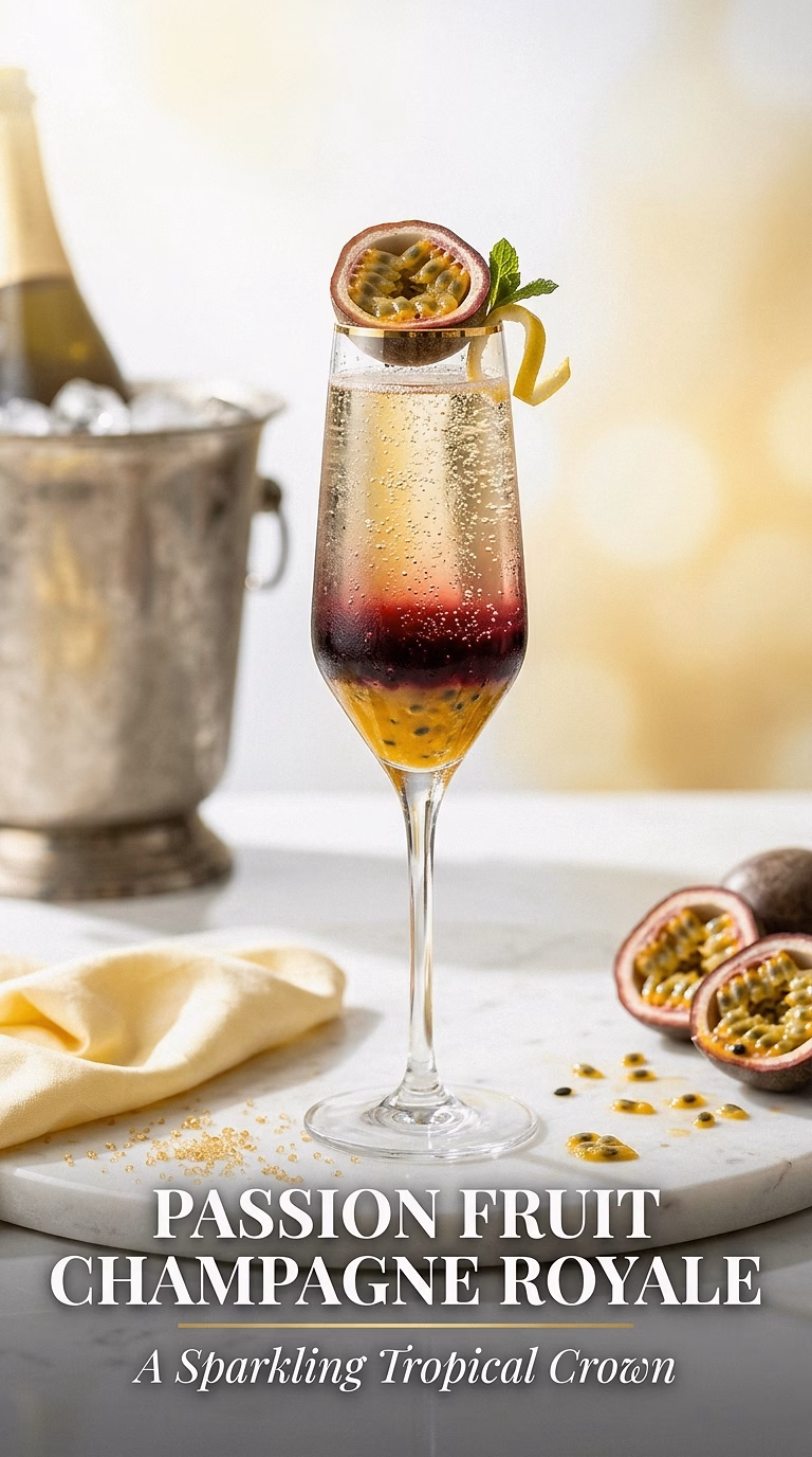 Passion Fruit Champagne Royale