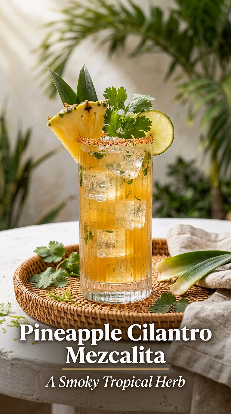 Pineapple Cilantro Mezcalita