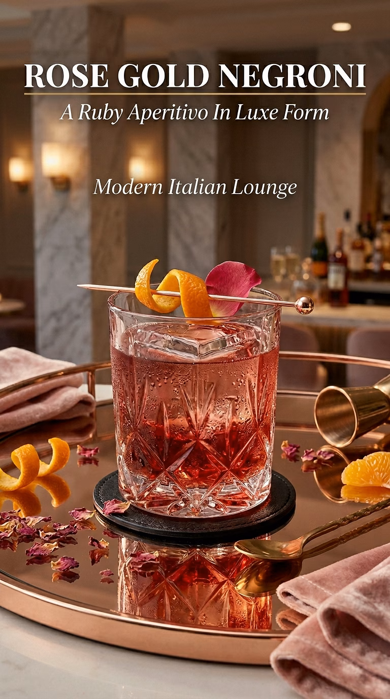 Rose Gold Negroni