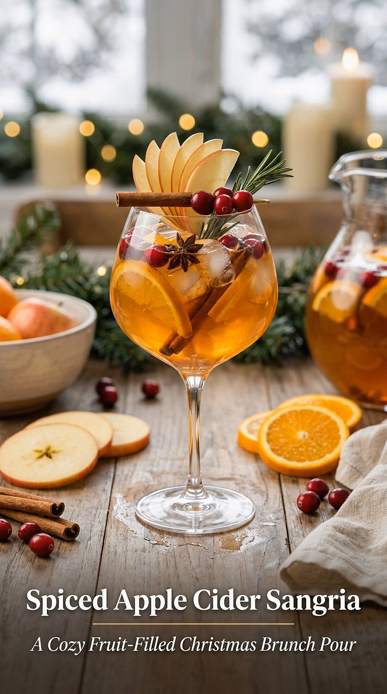 Spiced Apple Cider Sangria