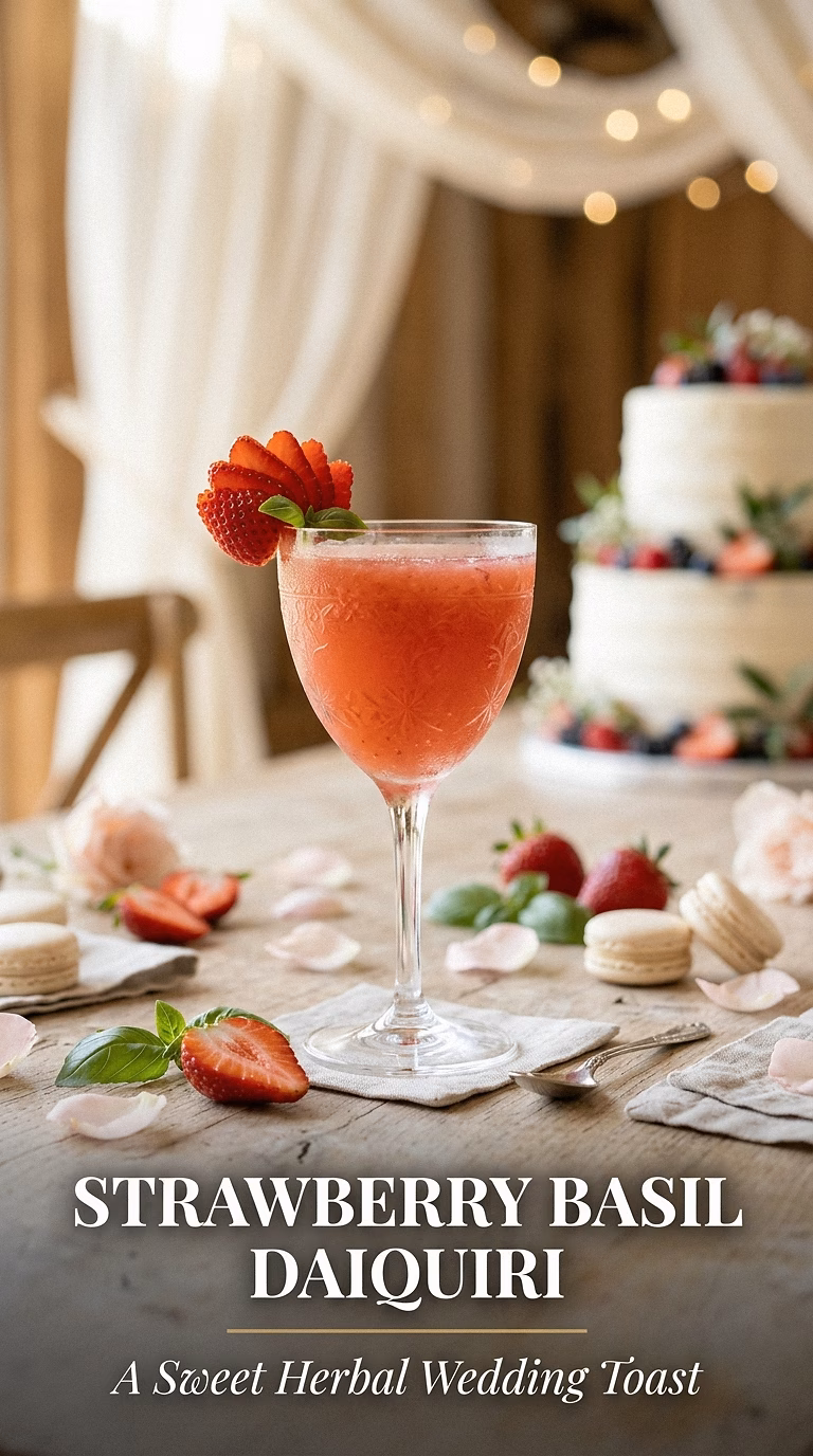 Strawberry Basil Daiquiri