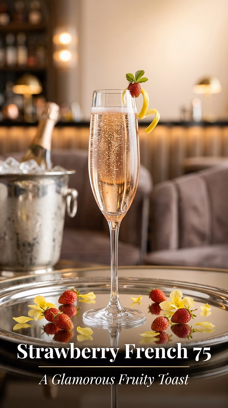 Strawberry French 75