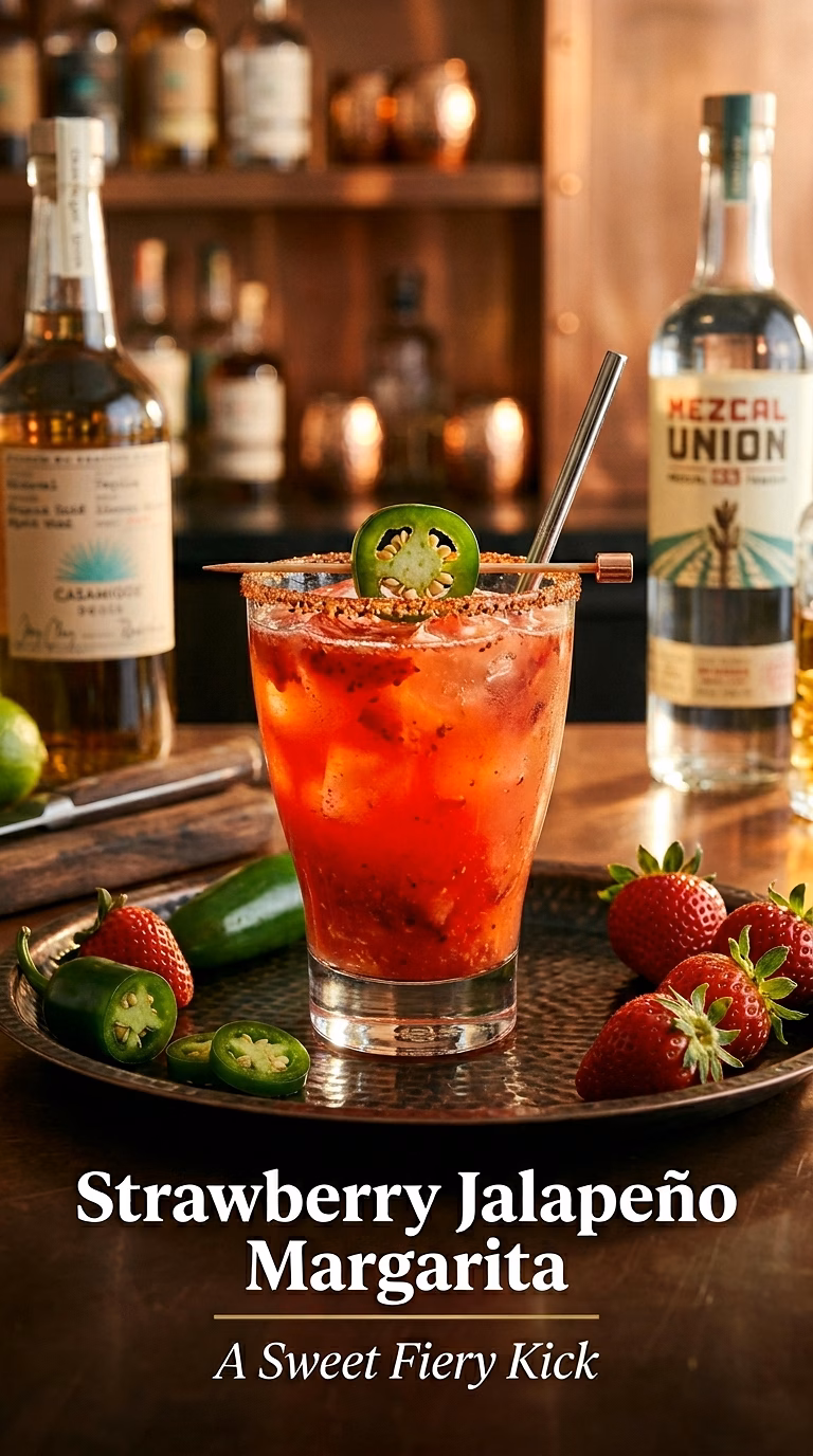 Strawberry Jalapeño Margarita