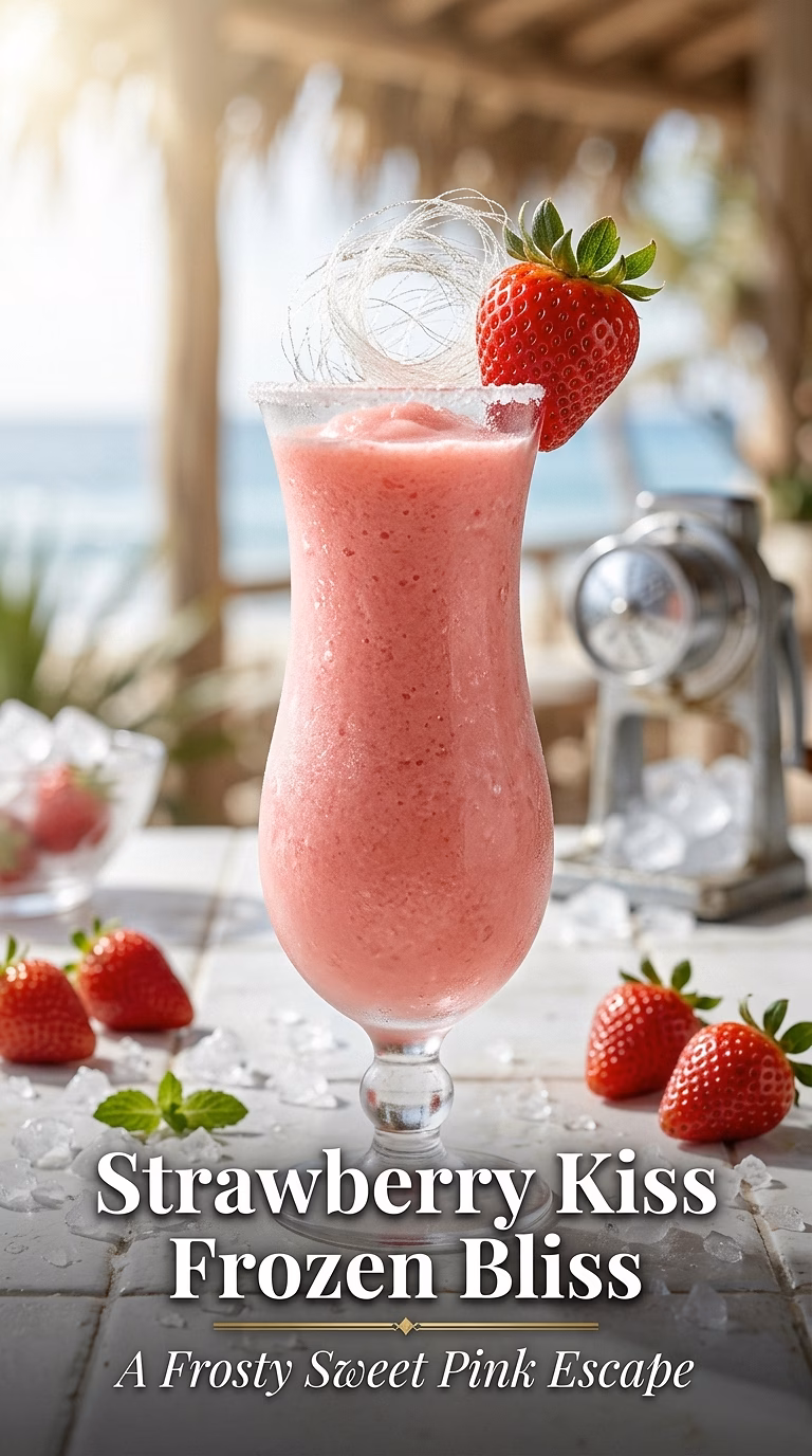 Strawberry Kiss Frozen Bliss
