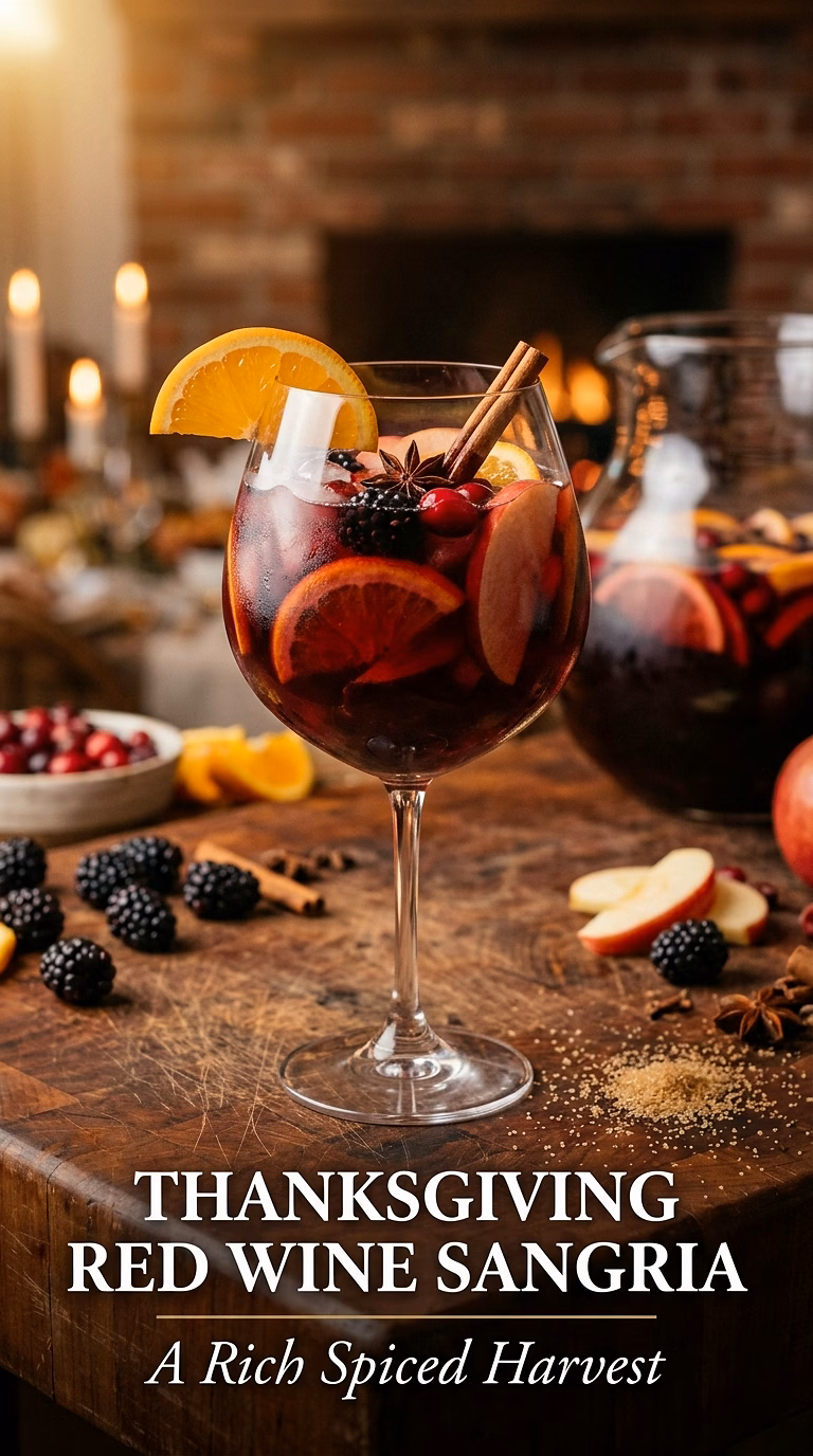 Thanksgiving Red Wine Sangria