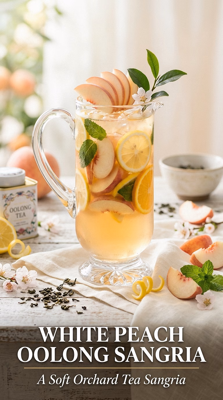 White Peach Oolong Sangria