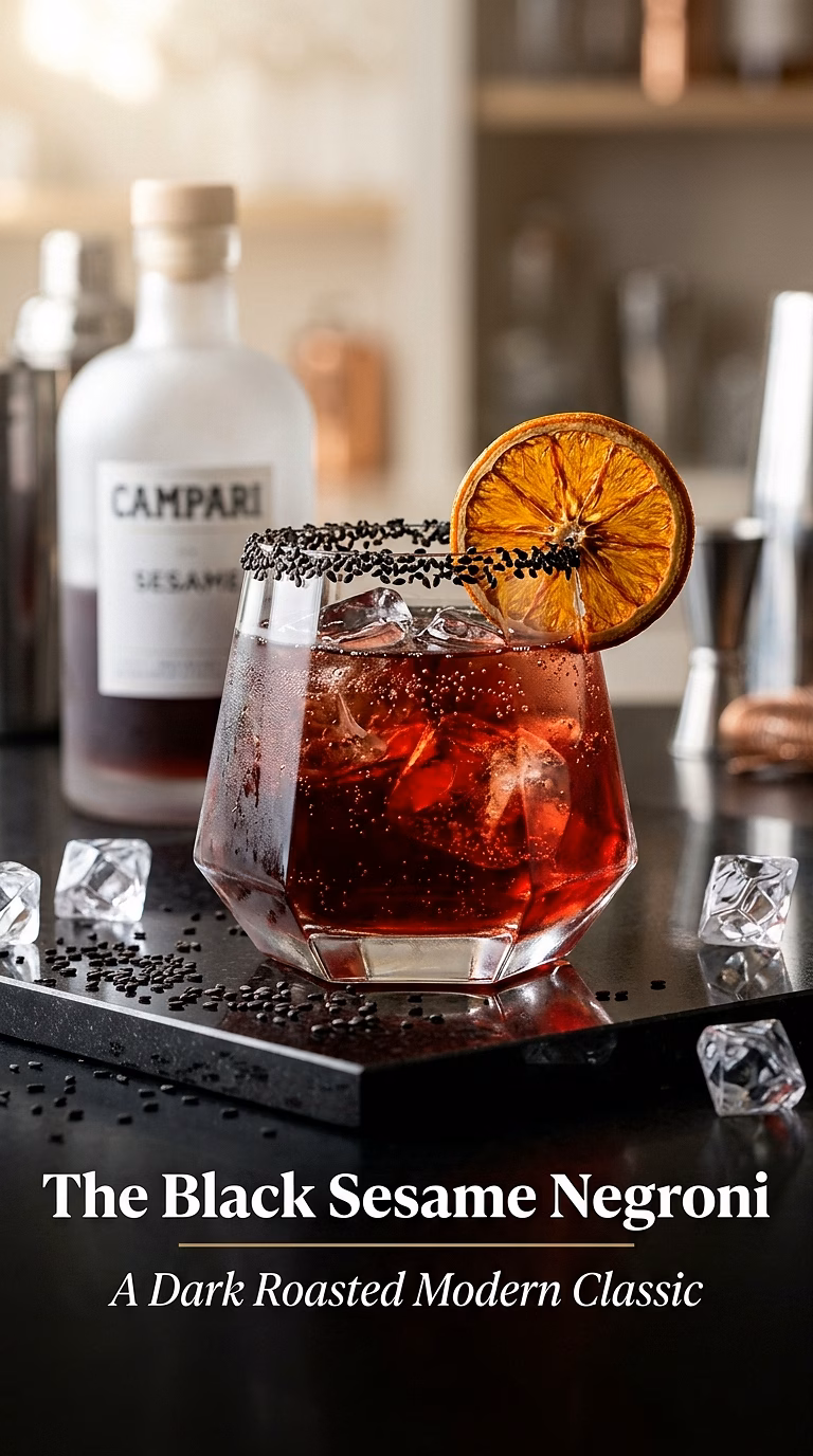 Black Sesame Negroni