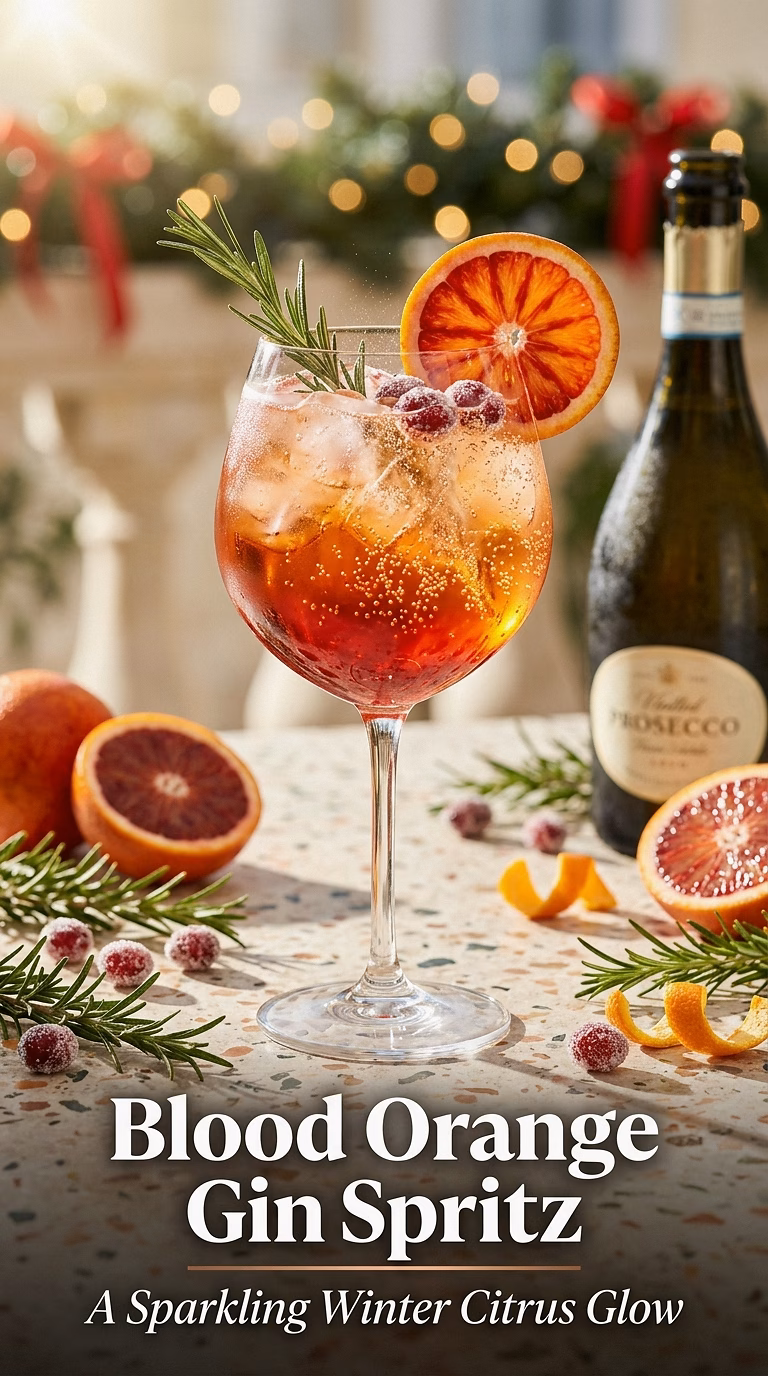 Blood Orange Gin Spritz