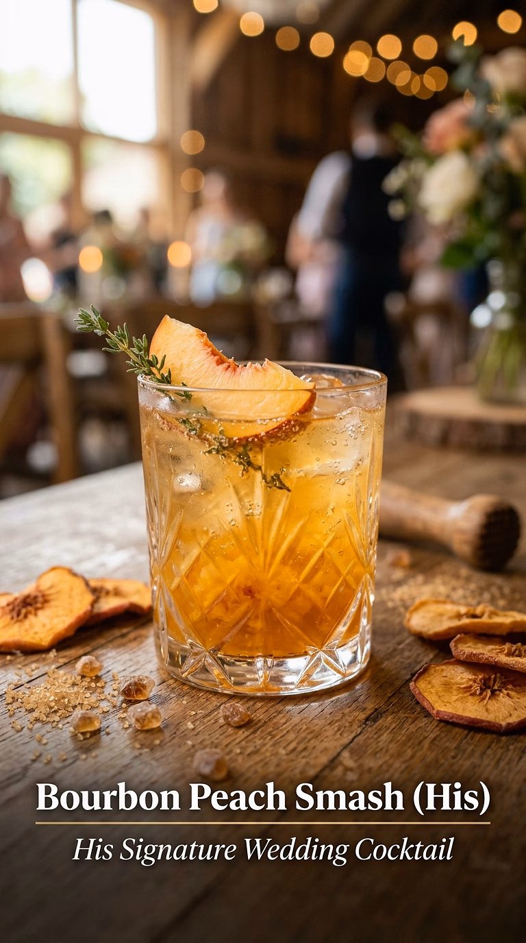 Bourbon Peach Smash (His)