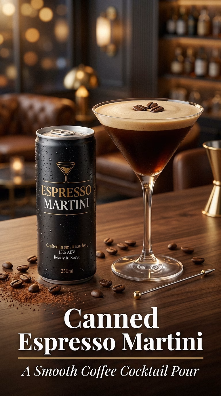 Canned Espresso Martini Cocktail