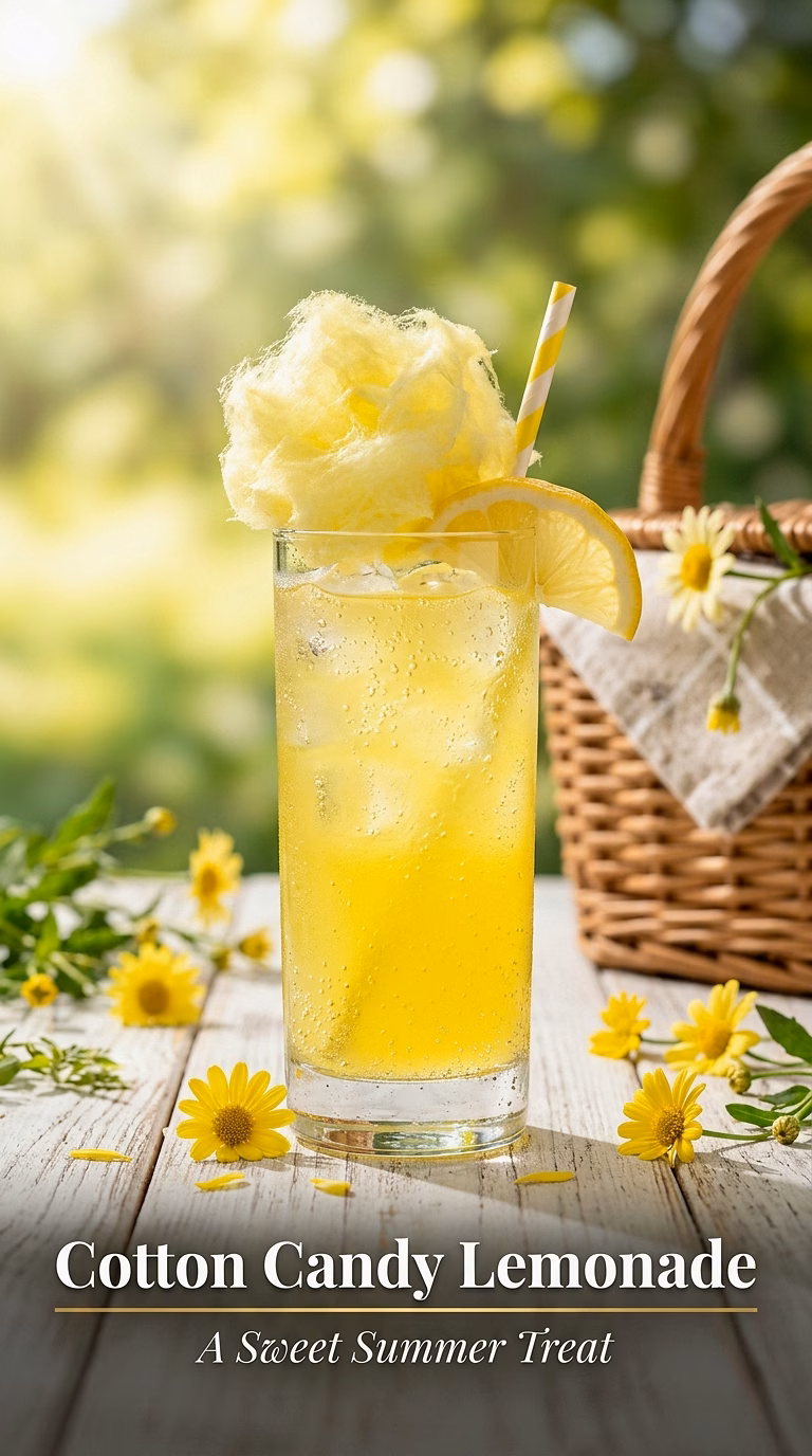 Cotton Candy Lemonade Cocktail