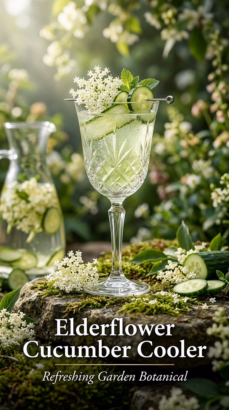 Elderflower Cucumber Cooler