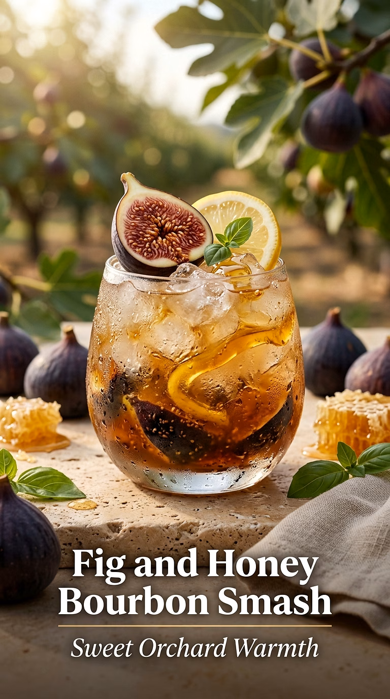 Fig and Honey Bourbon Smash
