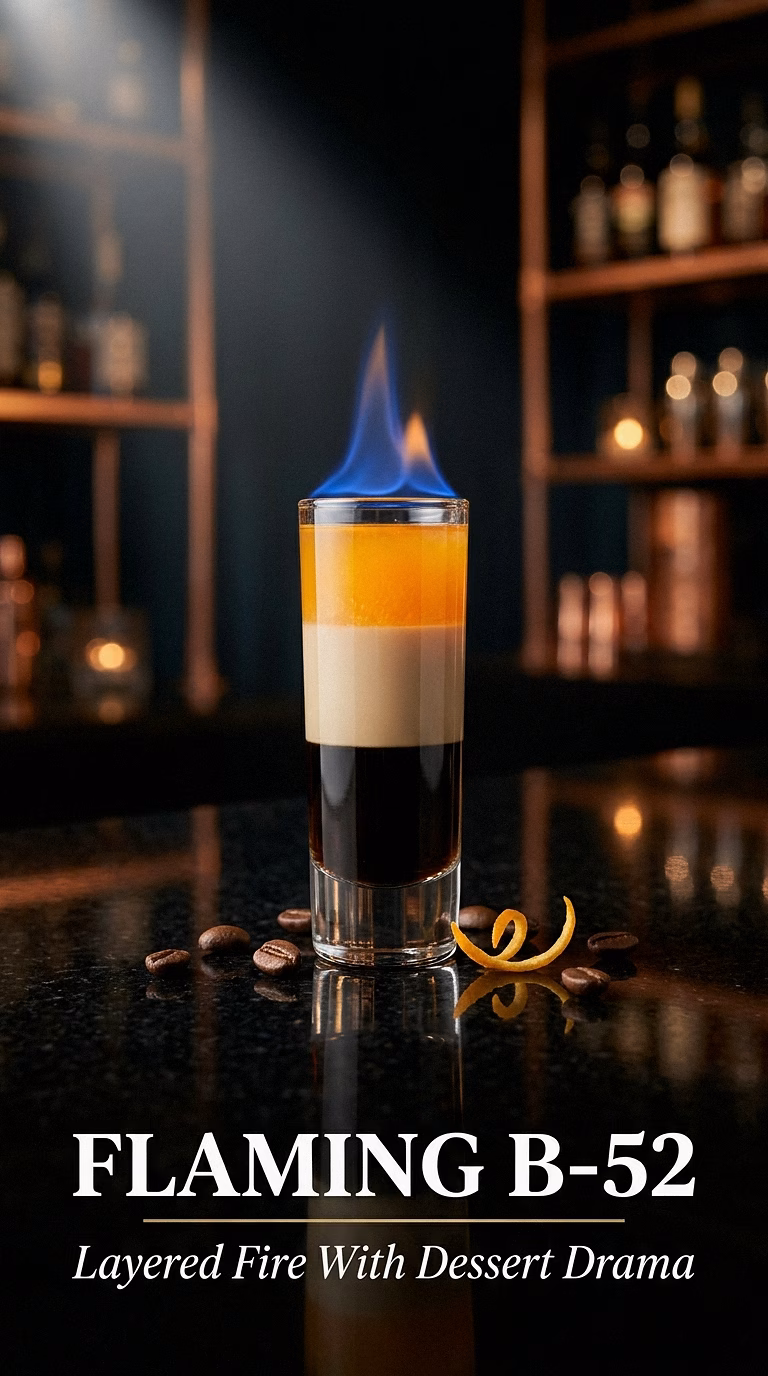 Flaming B-52