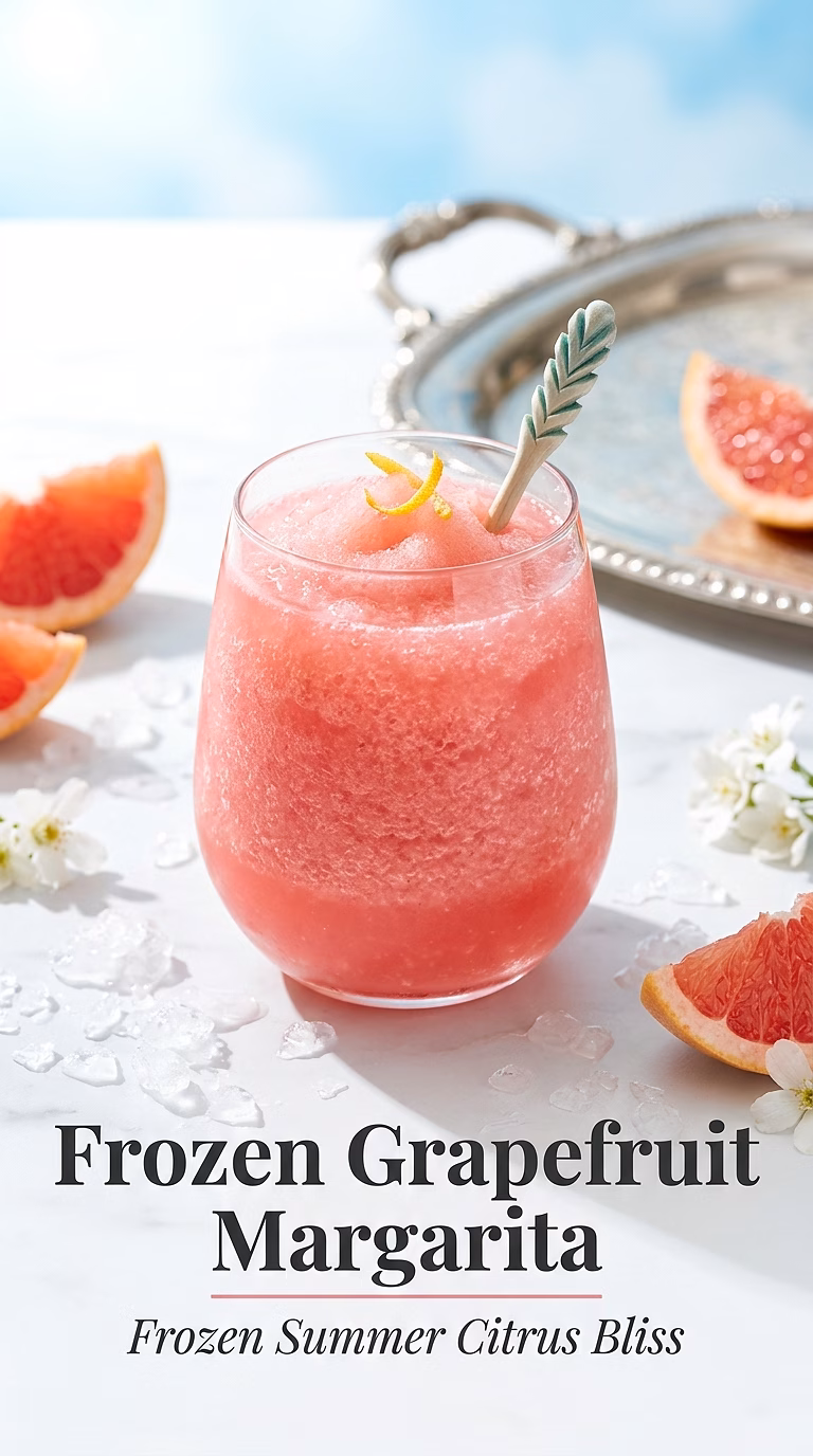 Frozen Grapefruit Tequila Margarita