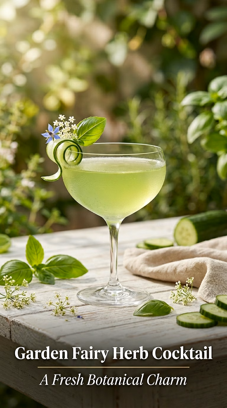 Garden Fairy Herb Cocktail