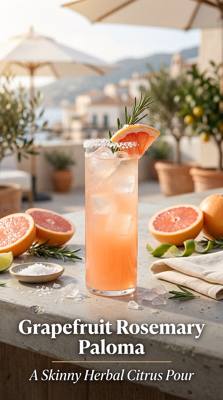 Grapefruit Rosemary Paloma