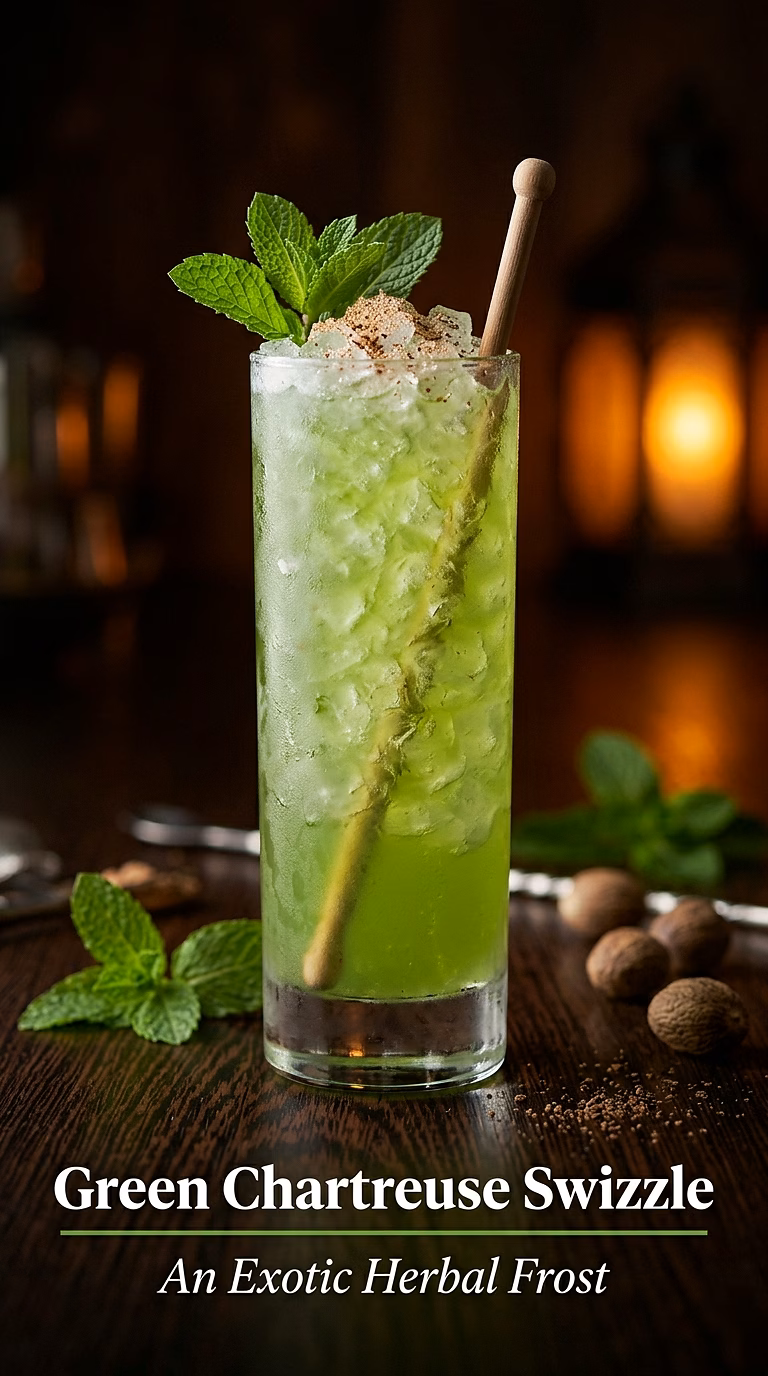 Green Chartreuse Swizzle