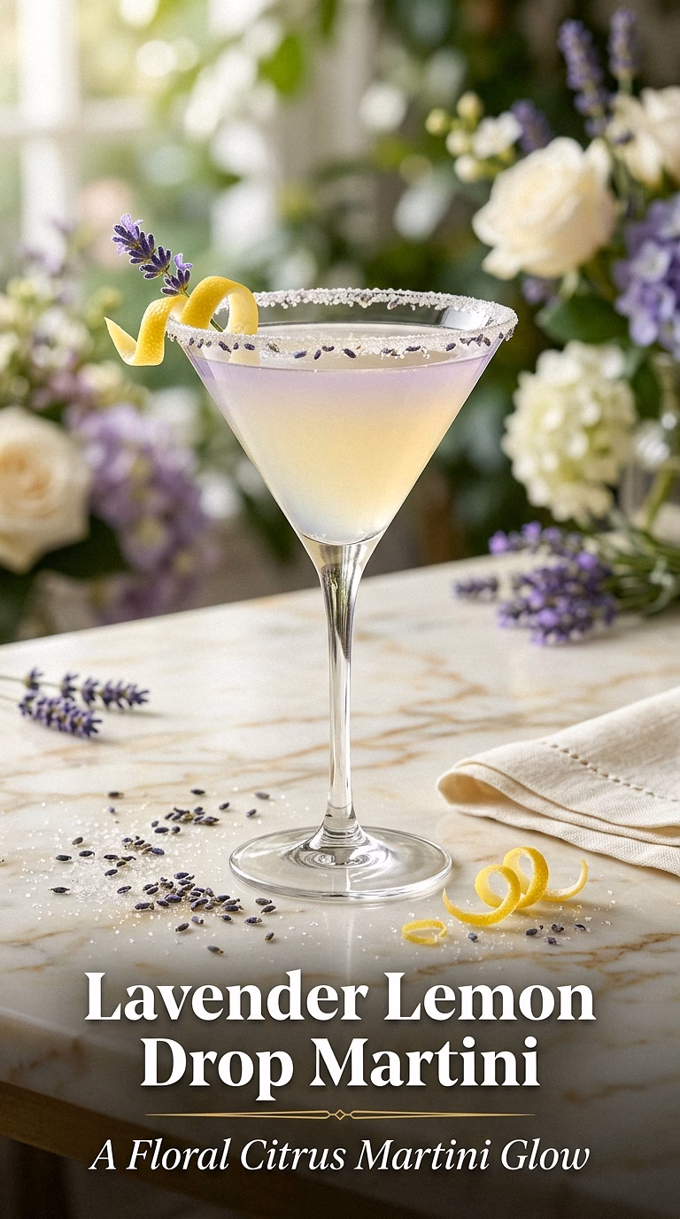 Lavender Lemon Drop Martini