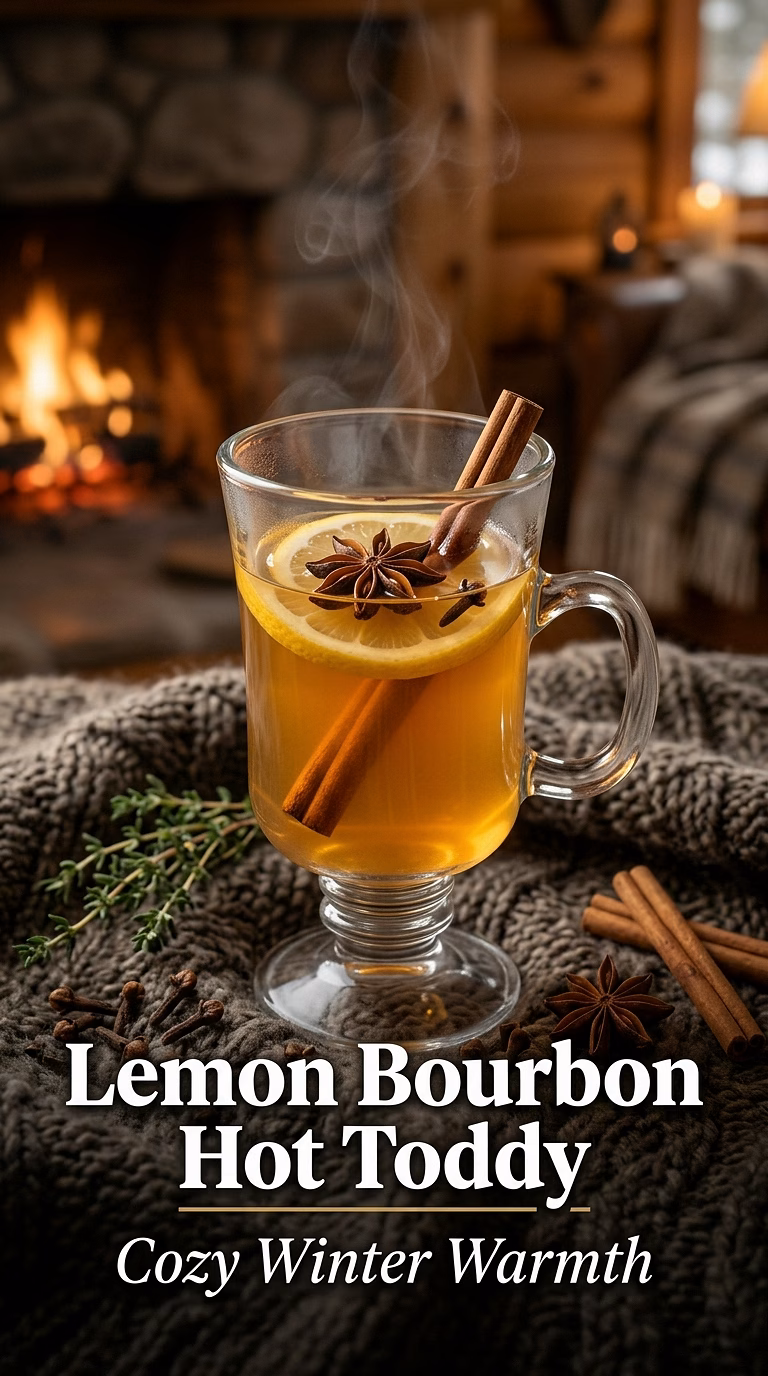 Lemon Bourbon Hot Toddy