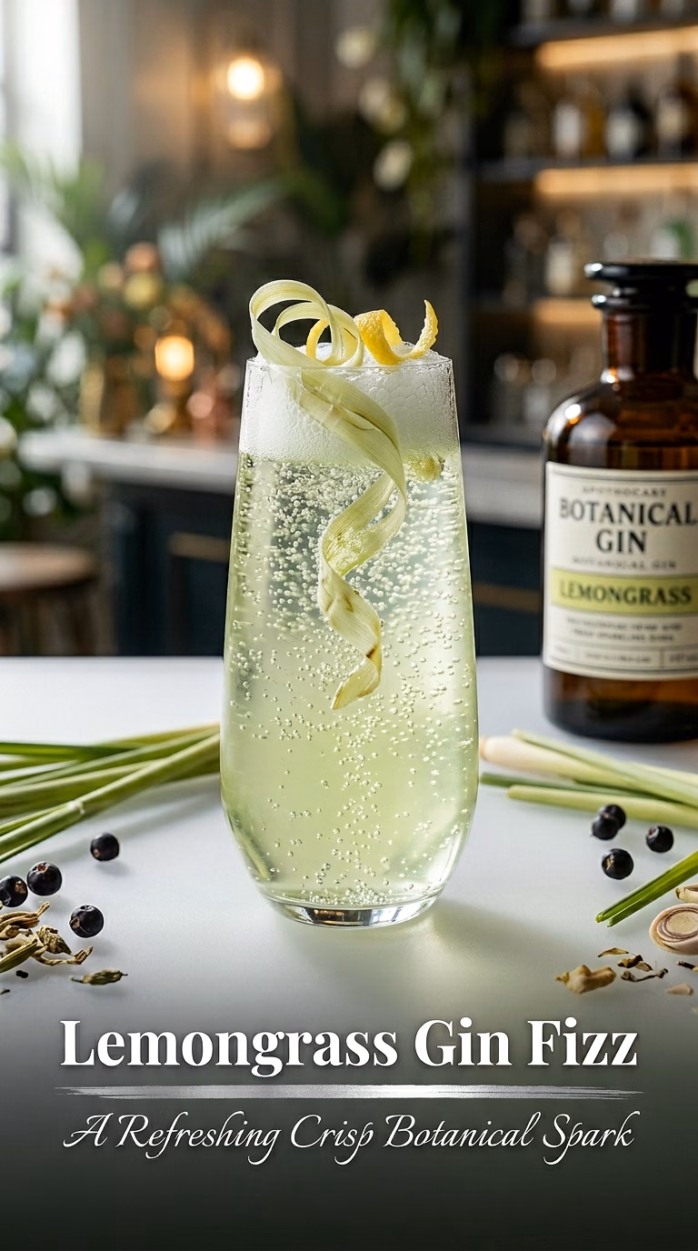 Lemongrass Gin Fizz