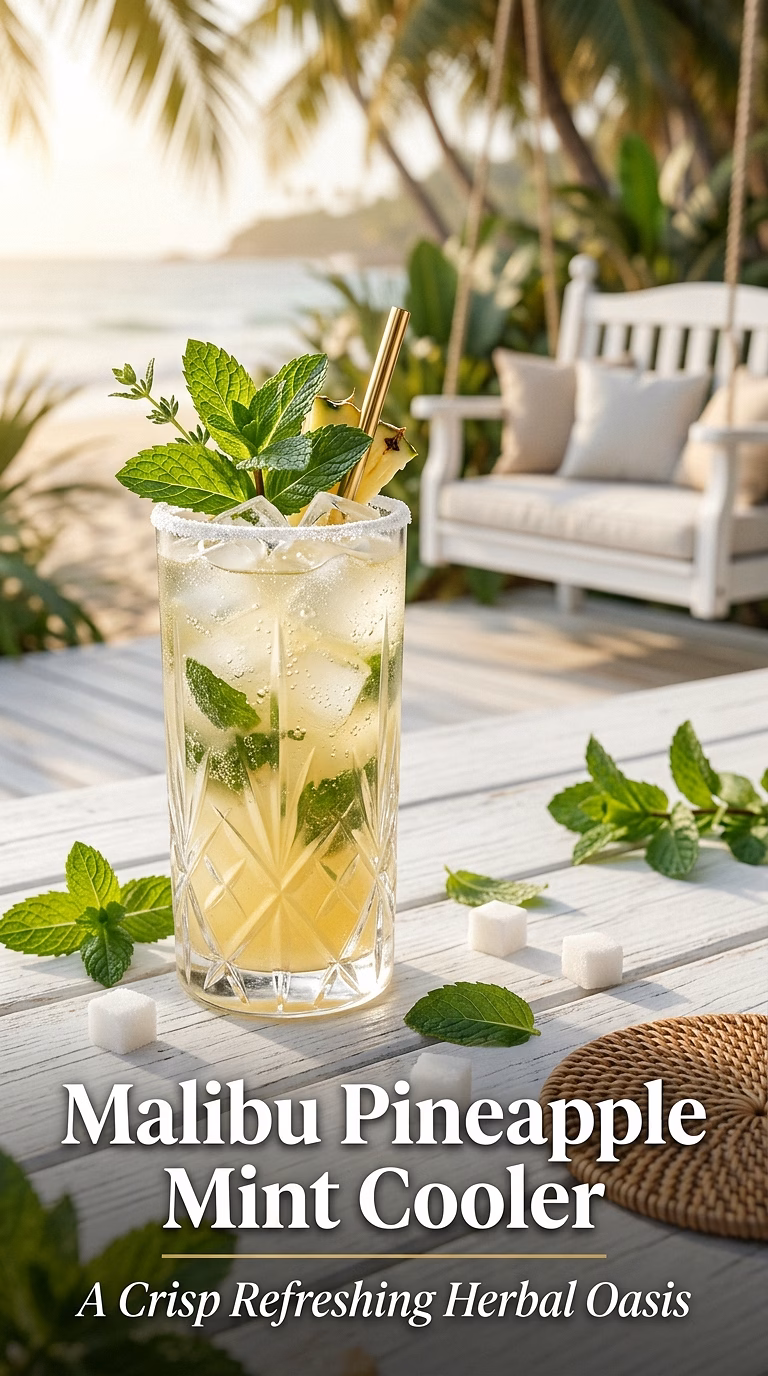 Malibu Pineapple Mint Cooler