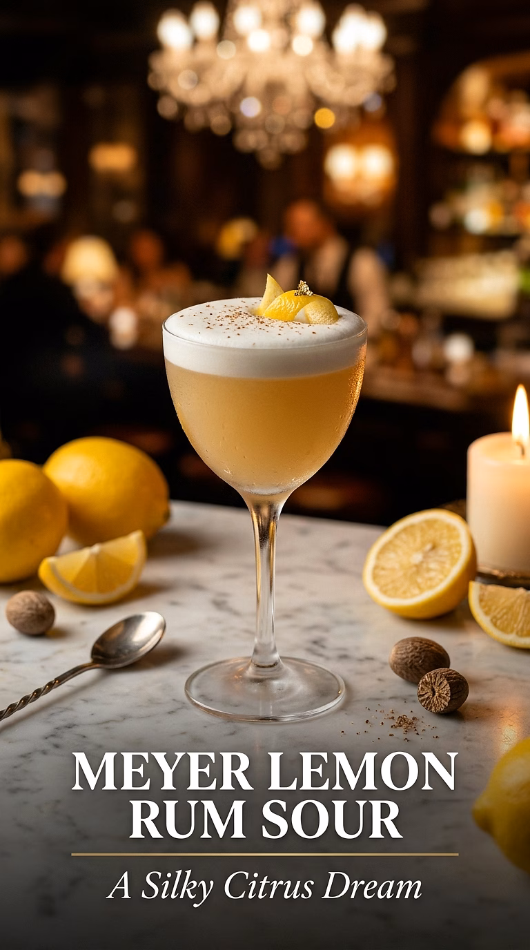 Meyer Lemon Rum Sour