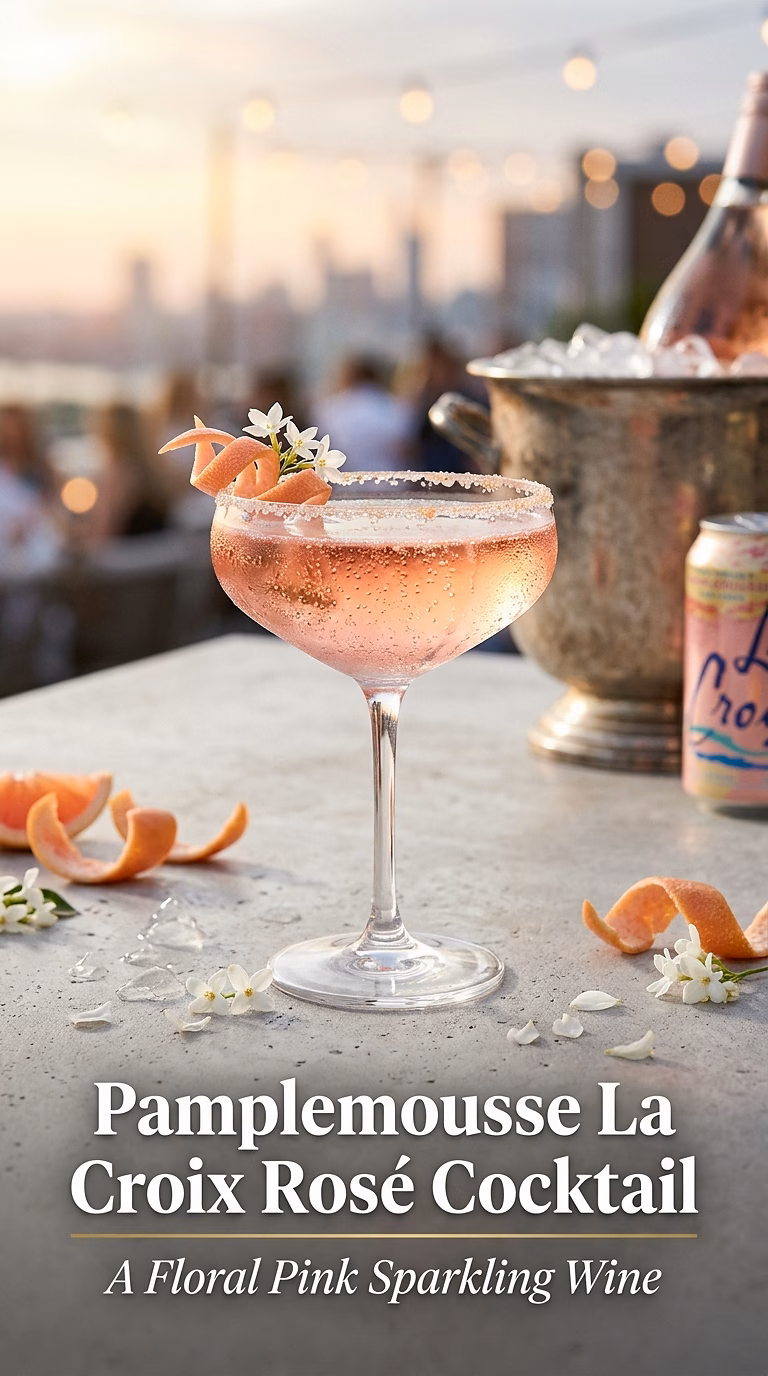 Pamplemousse La Croix Rosé Cocktail