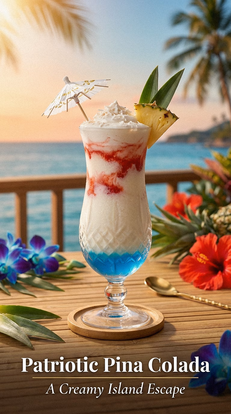 Patriotic Pina Colada