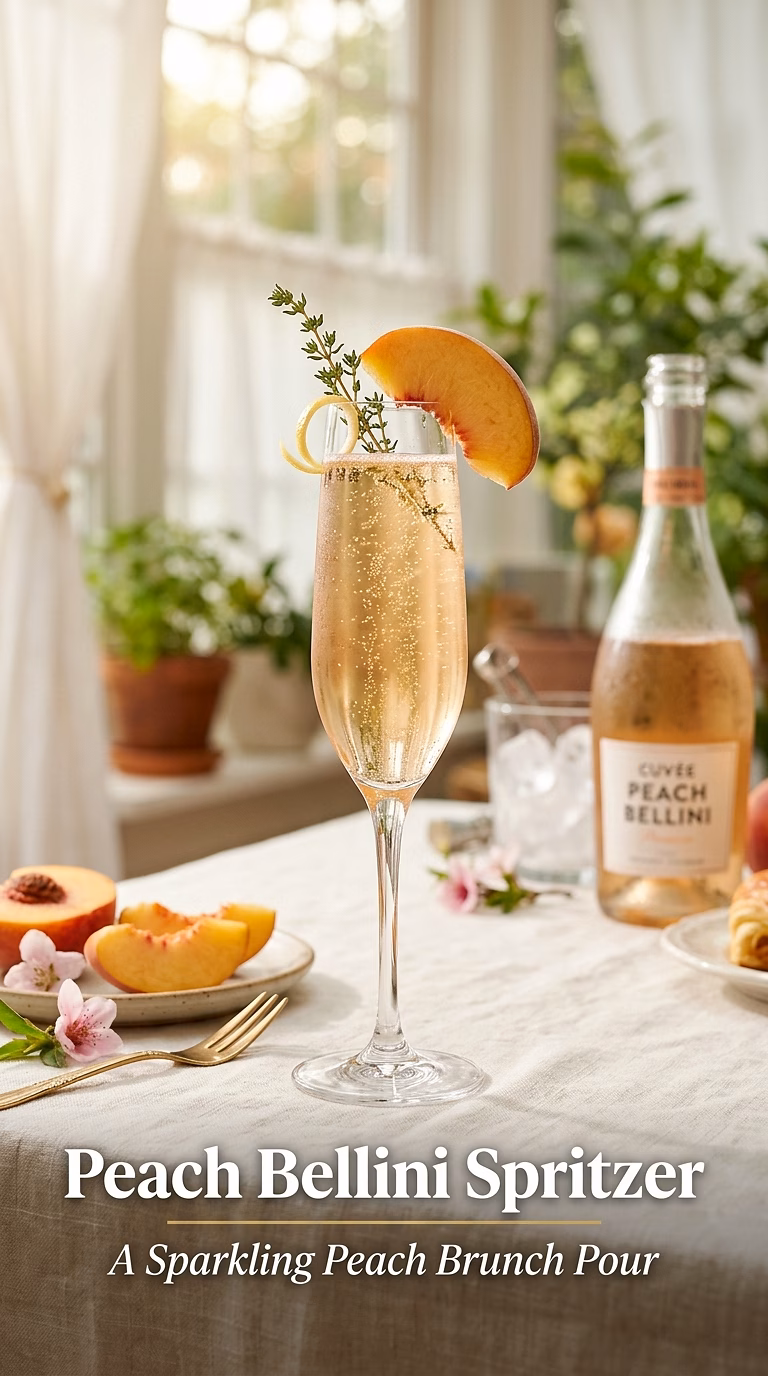 Peach Bellini Spritzer