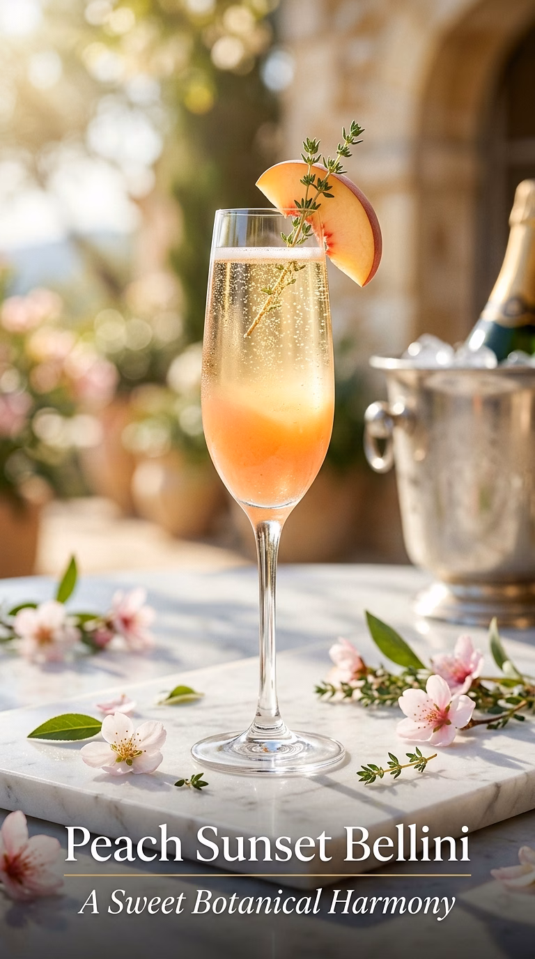 Peach Sunset Bellini