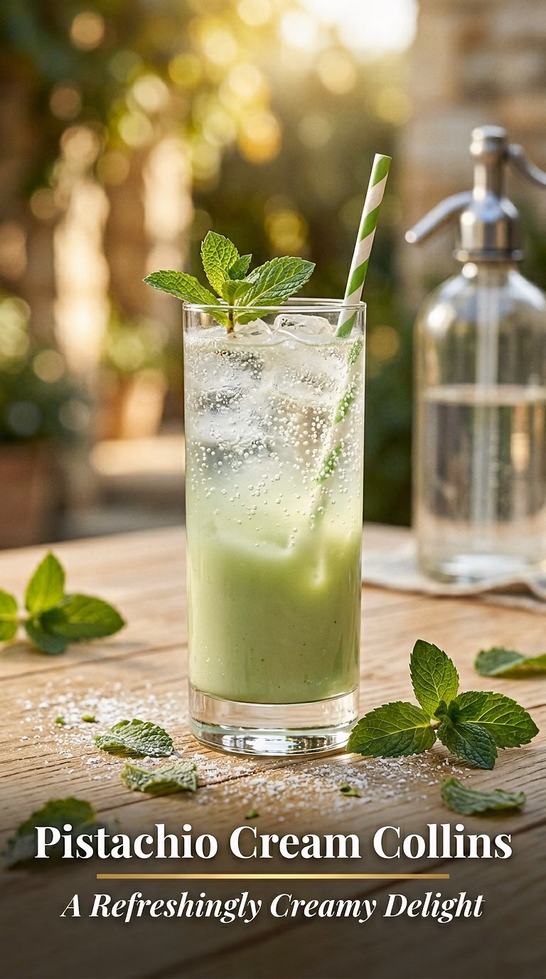 Pistachio Cream Collins