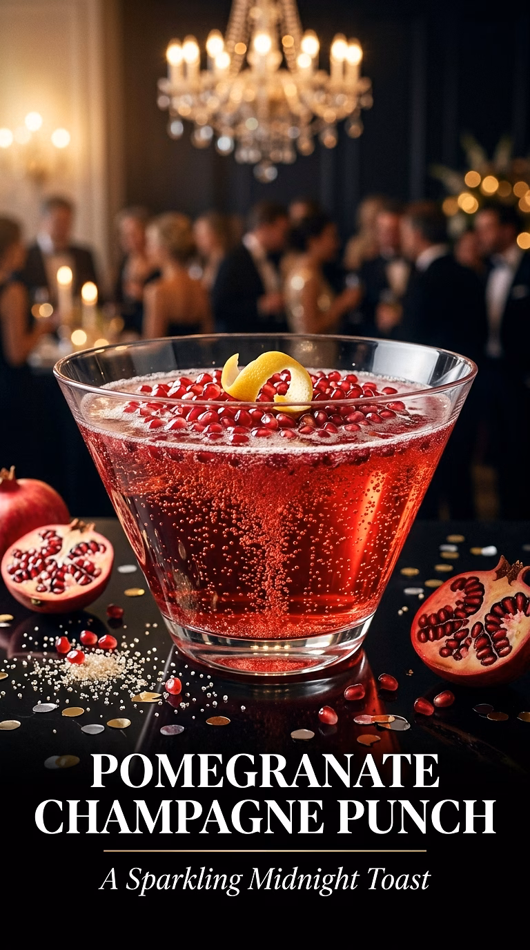 Pomegranate Champagne Punch