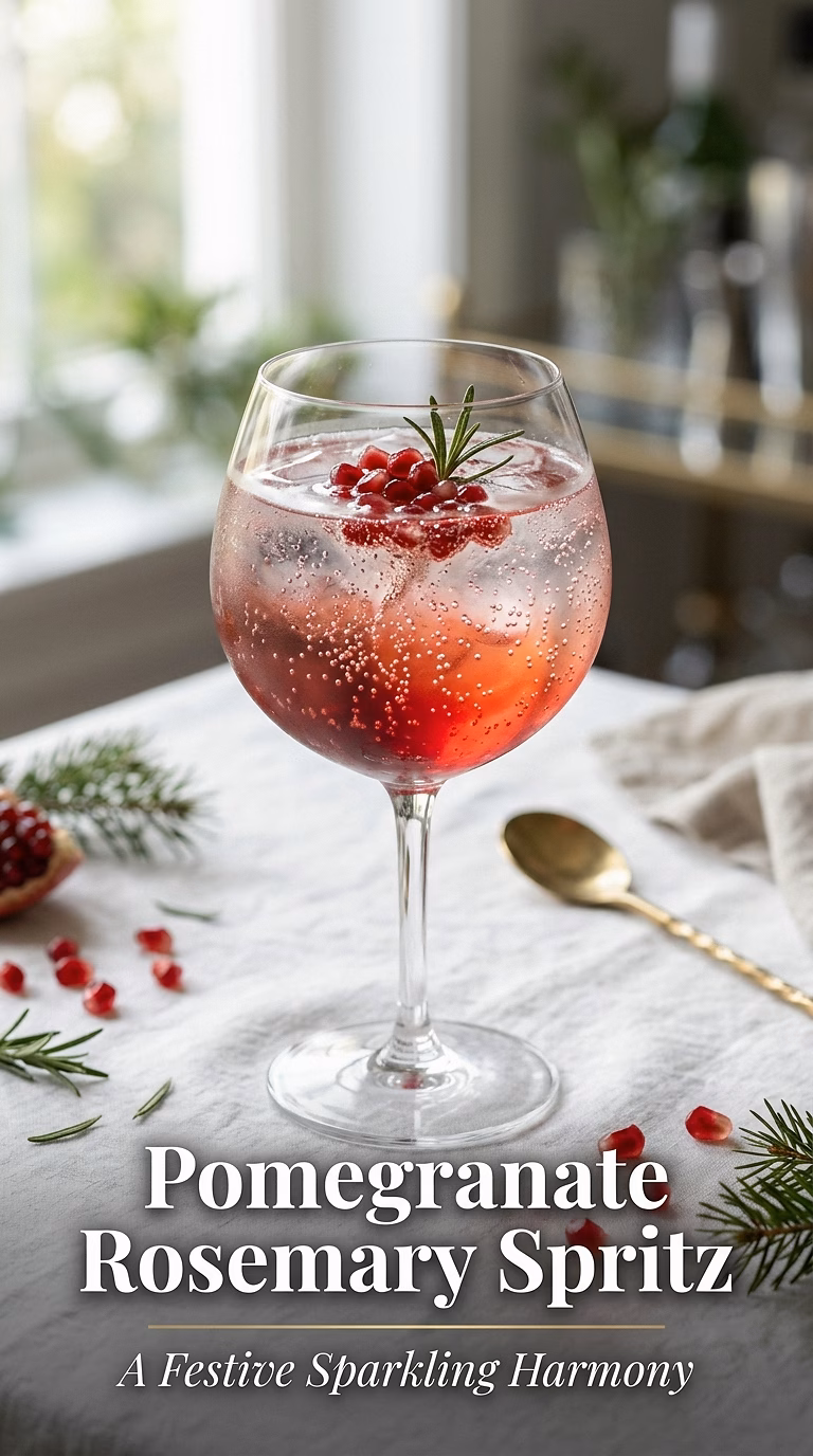 Pomegranate Rosemary Spritz