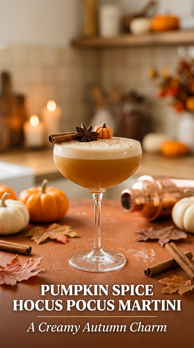 Pumpkin Spice Hocus Pocus Martini