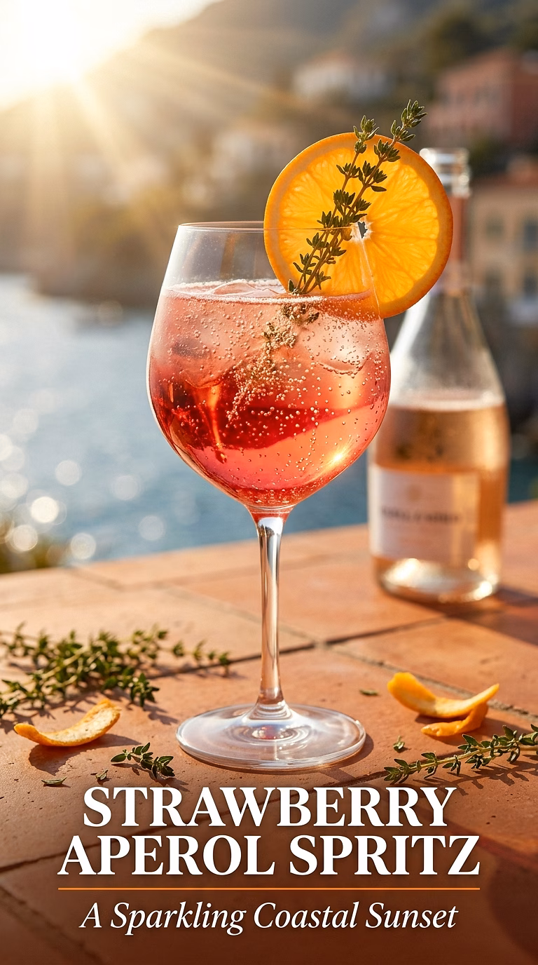 Strawberry Aperol Spritz