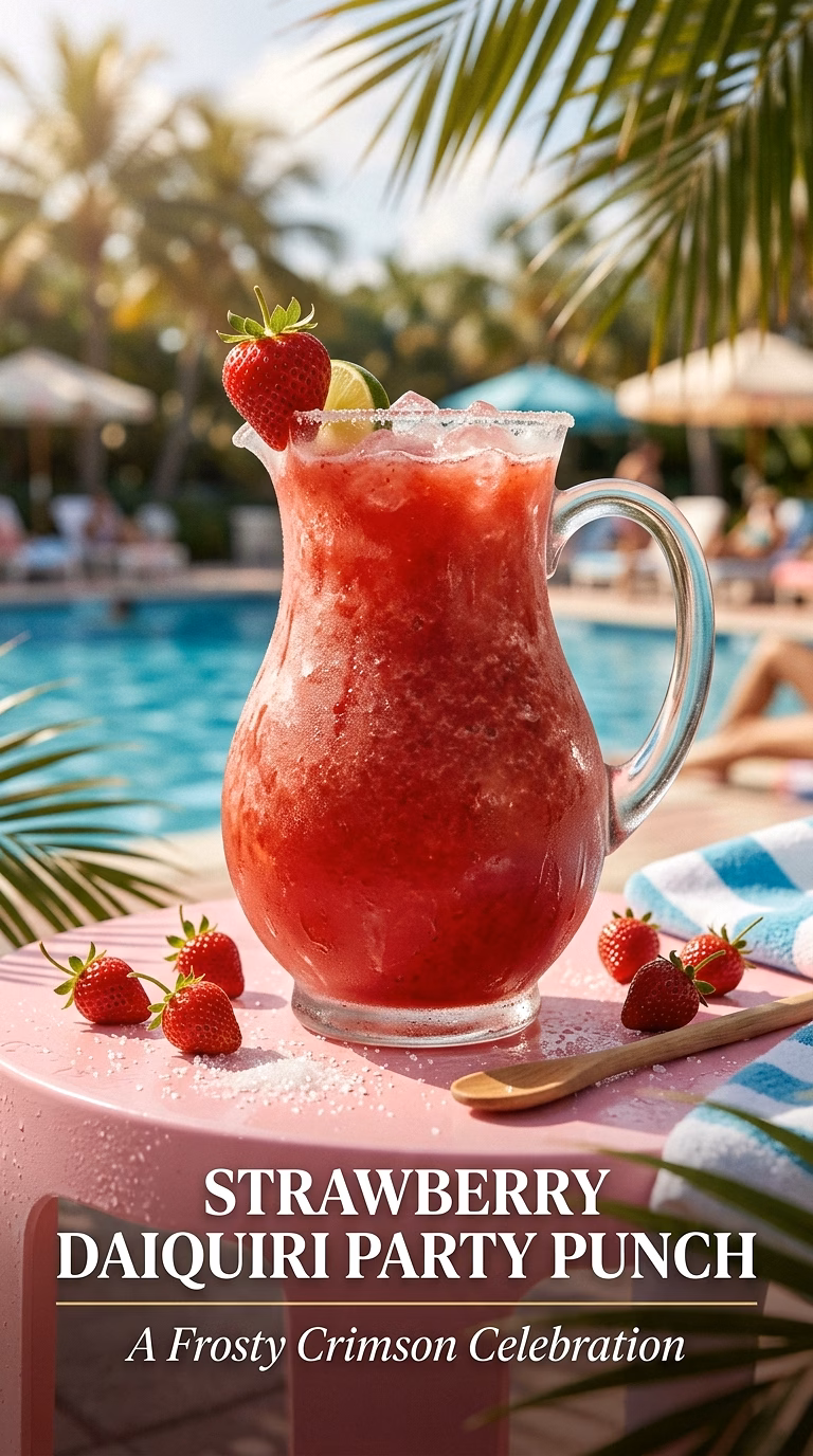 Strawberry Daiquiri Party Punch
