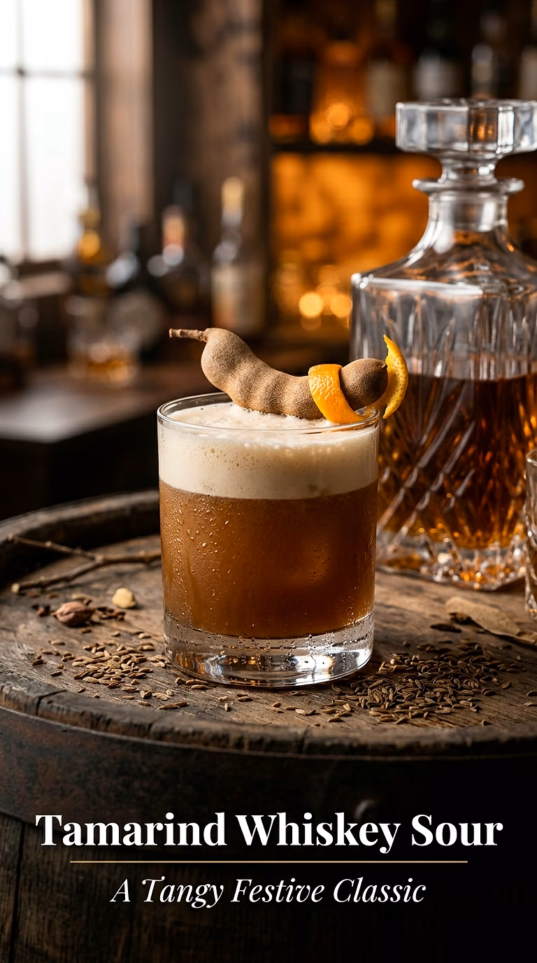 Tamarind Whiskey Sour