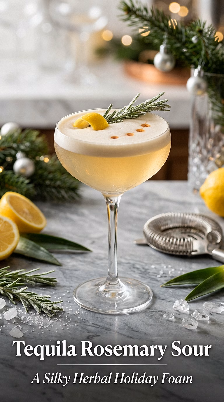 Tequila Rosemary Sour