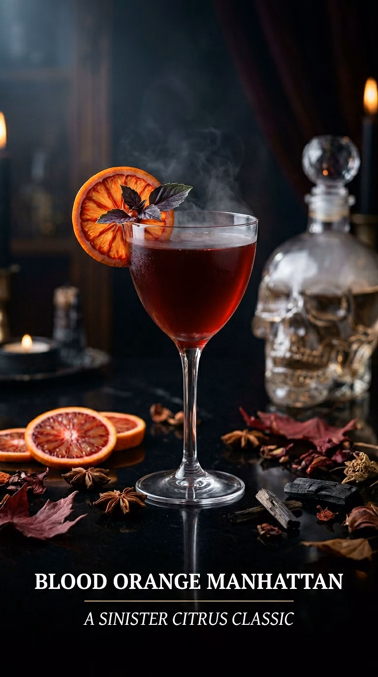 The Blood Orange Halloween Manhattan