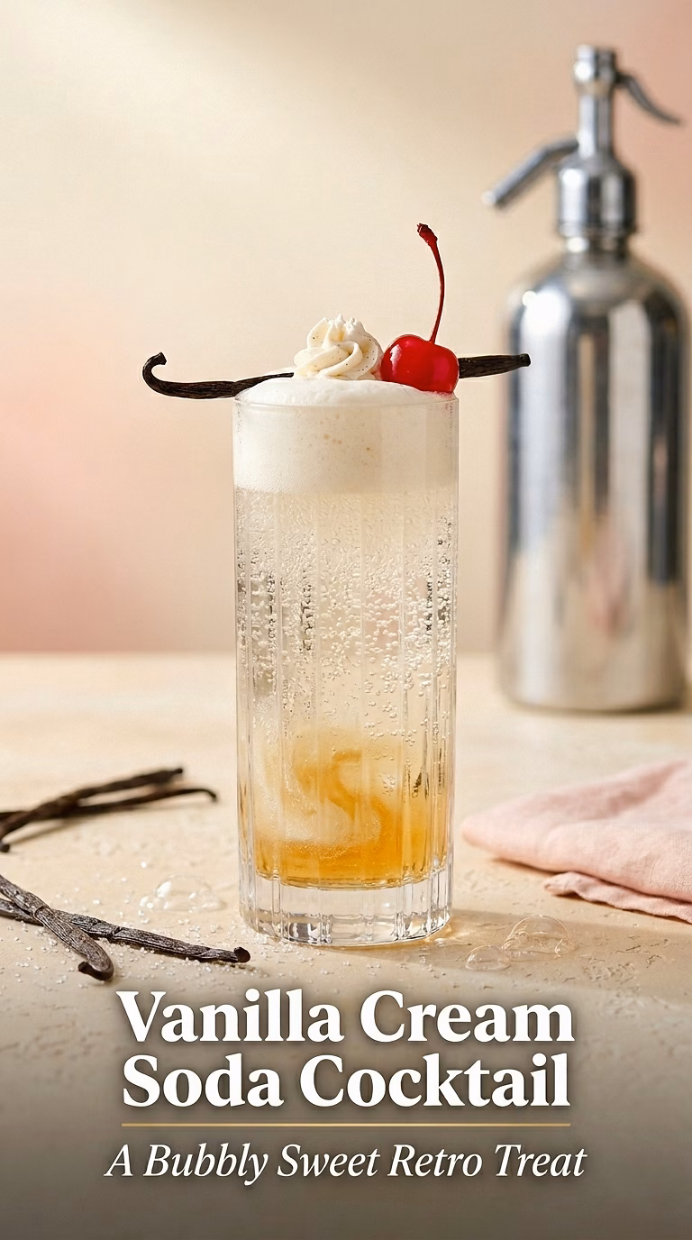 Vanilla Cream Soda Cocktail