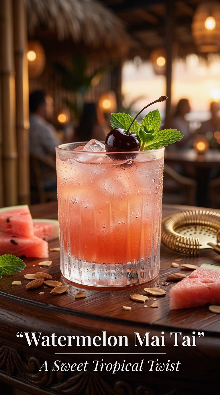 Watermelon Mai Tai