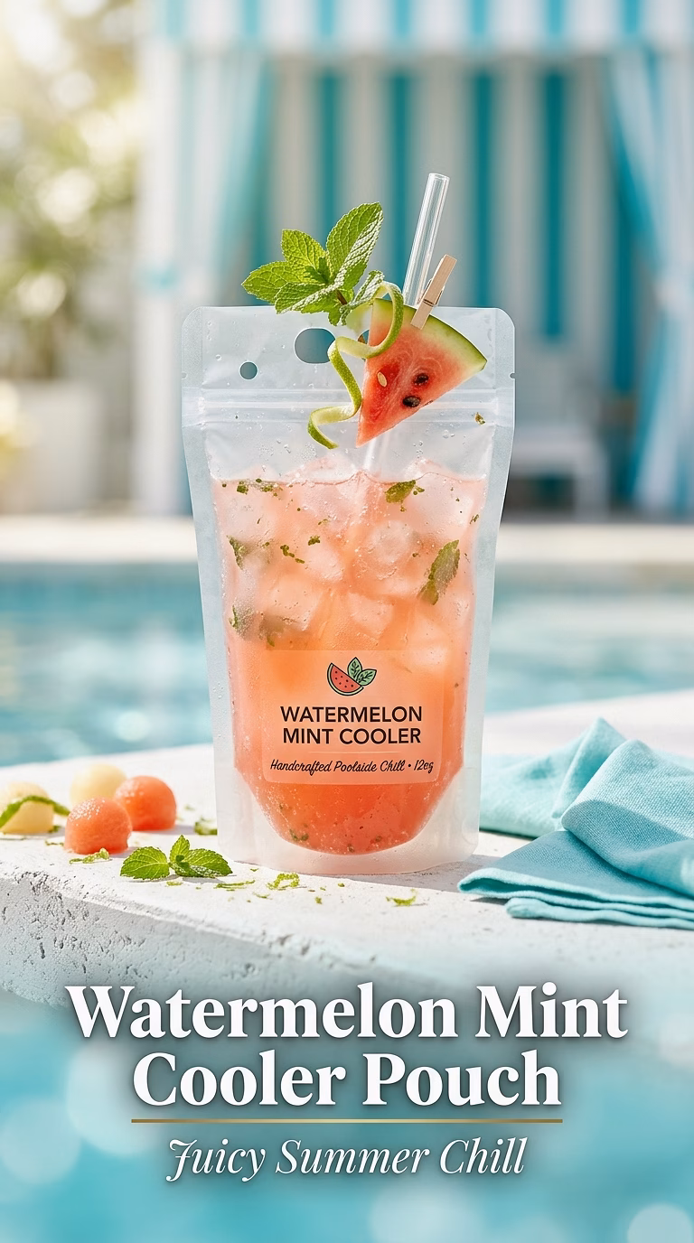 Watermelon Mint Cooler Pouch