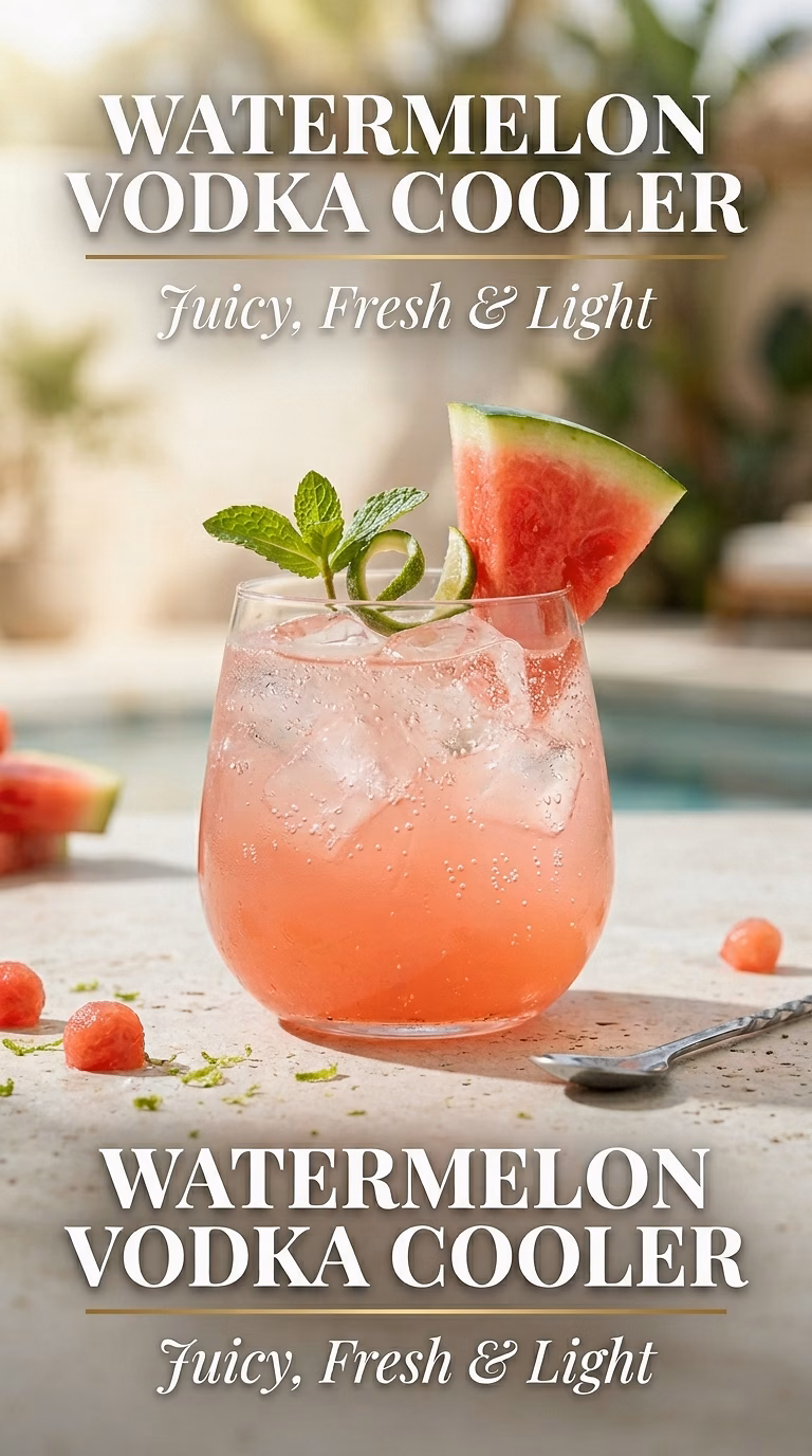 Watermelon Vodka Cooler