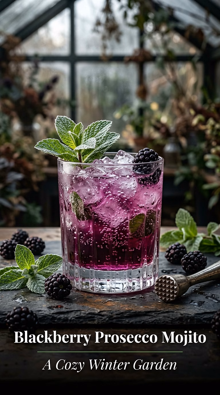 Blackberry Prosecco Mojito