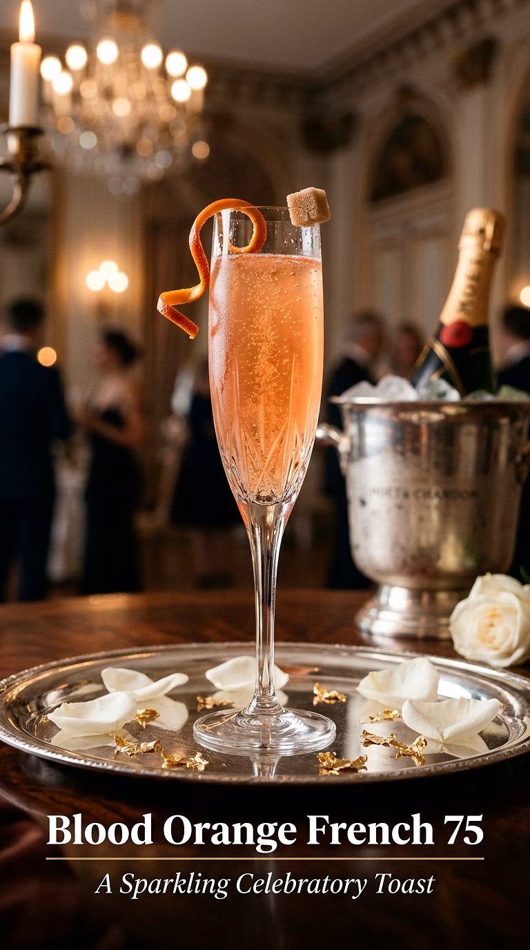 Blood Orange French 75