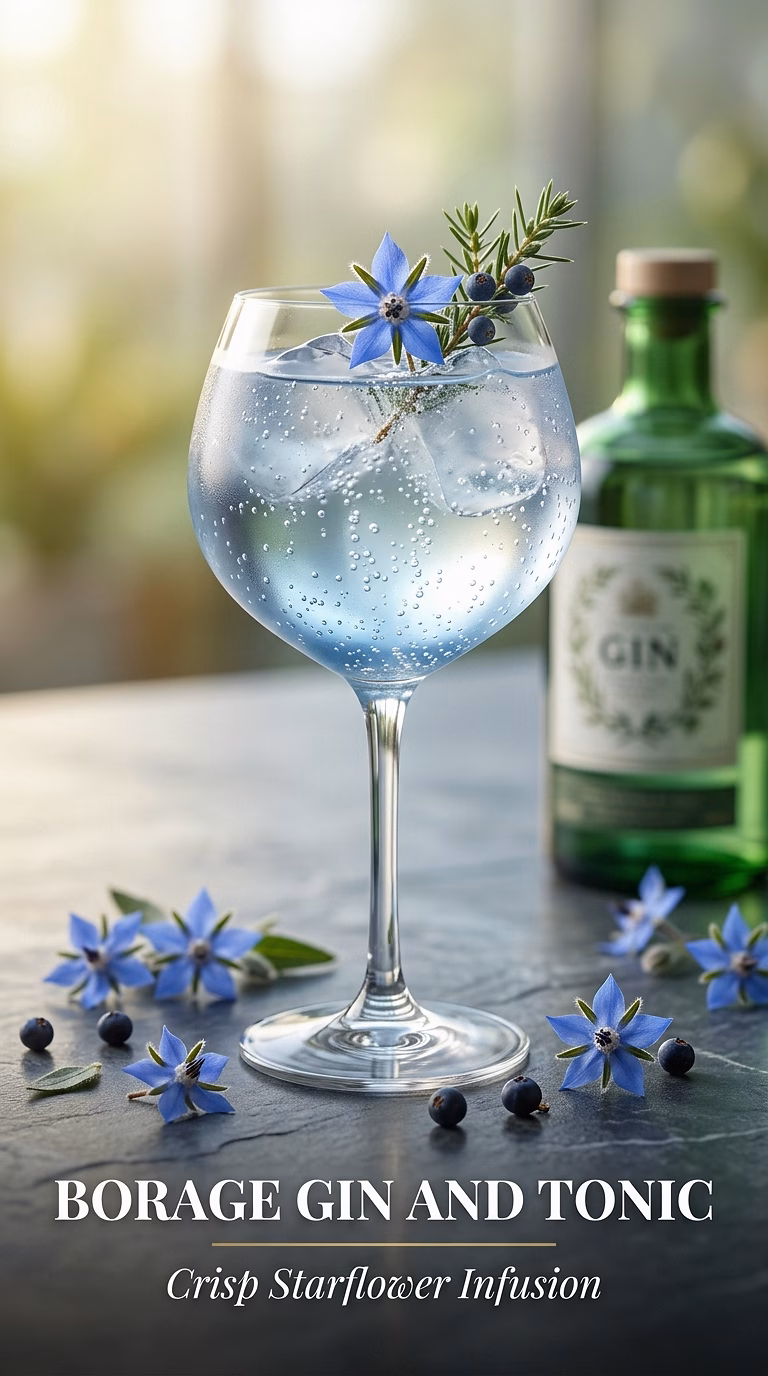 Borage Gin And Tonic