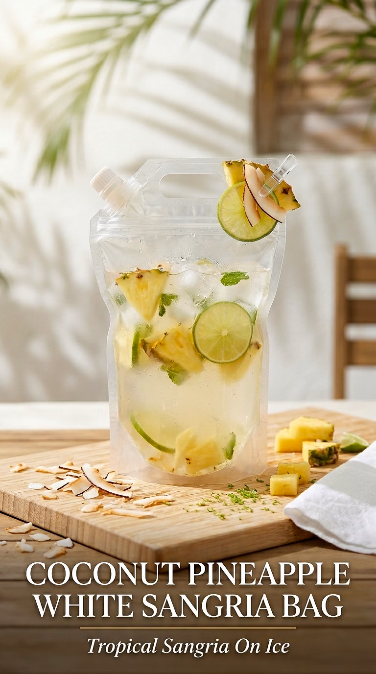 Coconut Pineapple White Sangria Bag