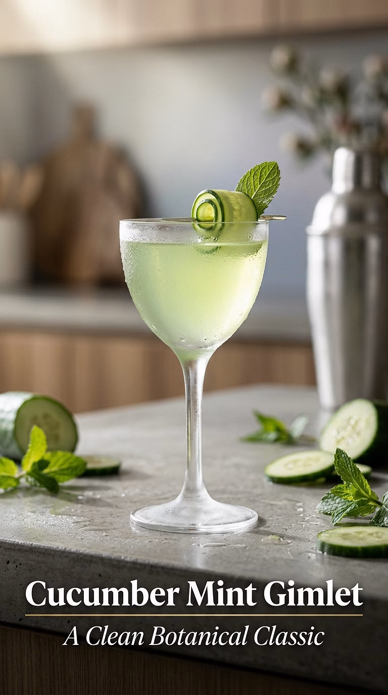 Cucumber Mint Gimlet