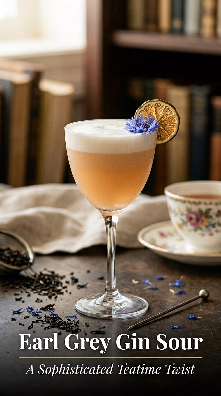 Earl Grey Gin Sour